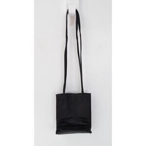 HOBO International Black Leather Shoulder Bag Small Crossbody Soft Snap